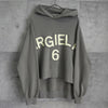 エムエムシックス メゾンマルジェラ MARGIELA 6 ショート丈フーディー パーカー グレー