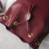 mast de Cartier Drawstring Shoulder Bag With Pouch - NEWSED