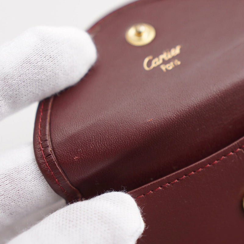 mast de Cartier Leather Coin Purse - NEWSED