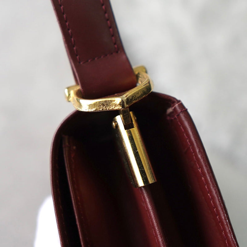 mast de Cartier Leather Shoulder Bag - NEWSED