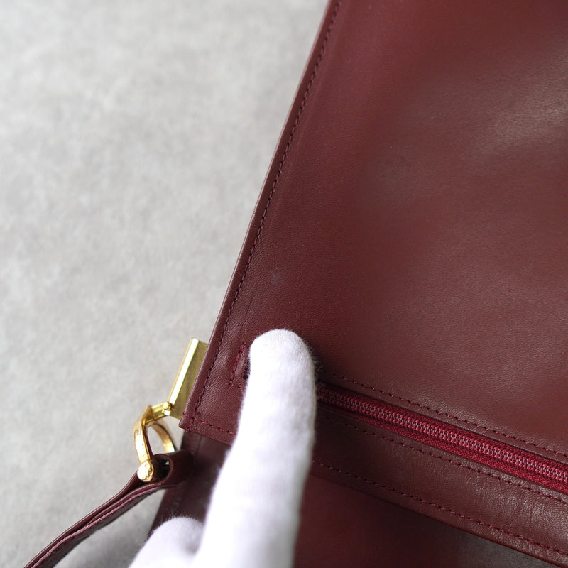 mast de Cartier Leather Shoulder Bag - NEWSED