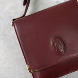 mast de Cartier Leather Shoulder Bag - NEWSED