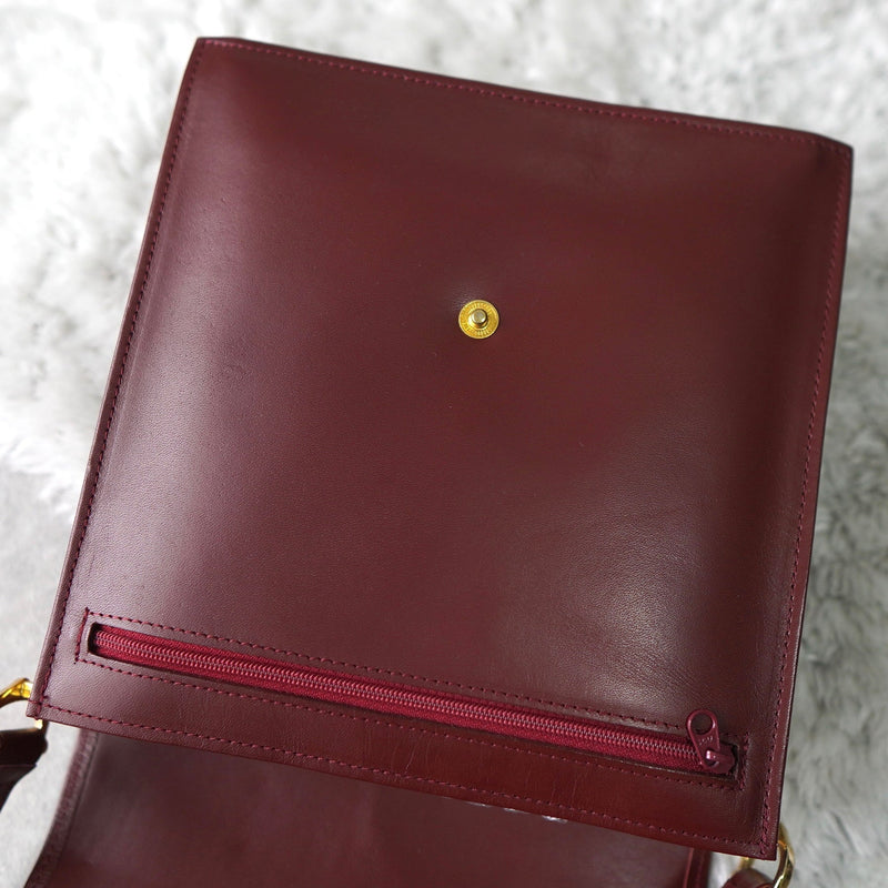 mast de Cartier Leather Shoulder Bag - NEWSED