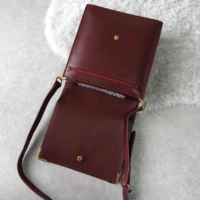 mast de Cartier Leather Shoulder Bag - NEWSED