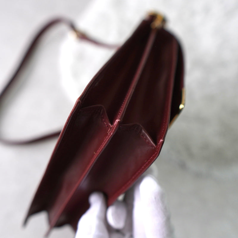 mast de Cartier Leather Shoulder Bag - NEWSED