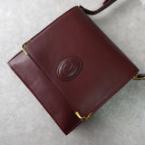 mast de Cartier Leather Shoulder Bag - NEWSED