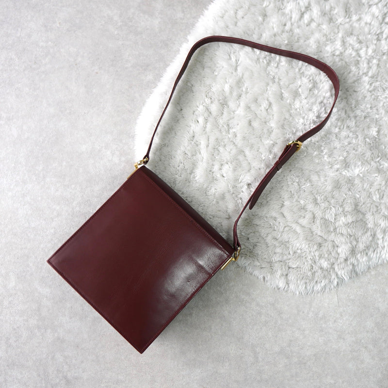 mast de Cartier Leather Shoulder Bag - NEWSED