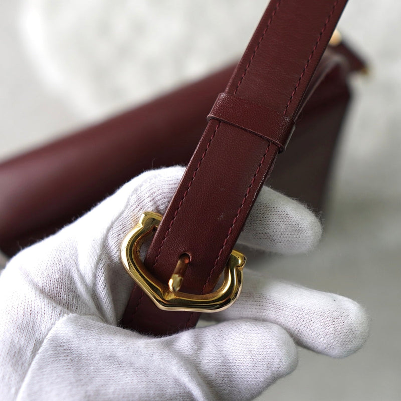 mast de Cartier Leather Shoulder Bag - NEWSED