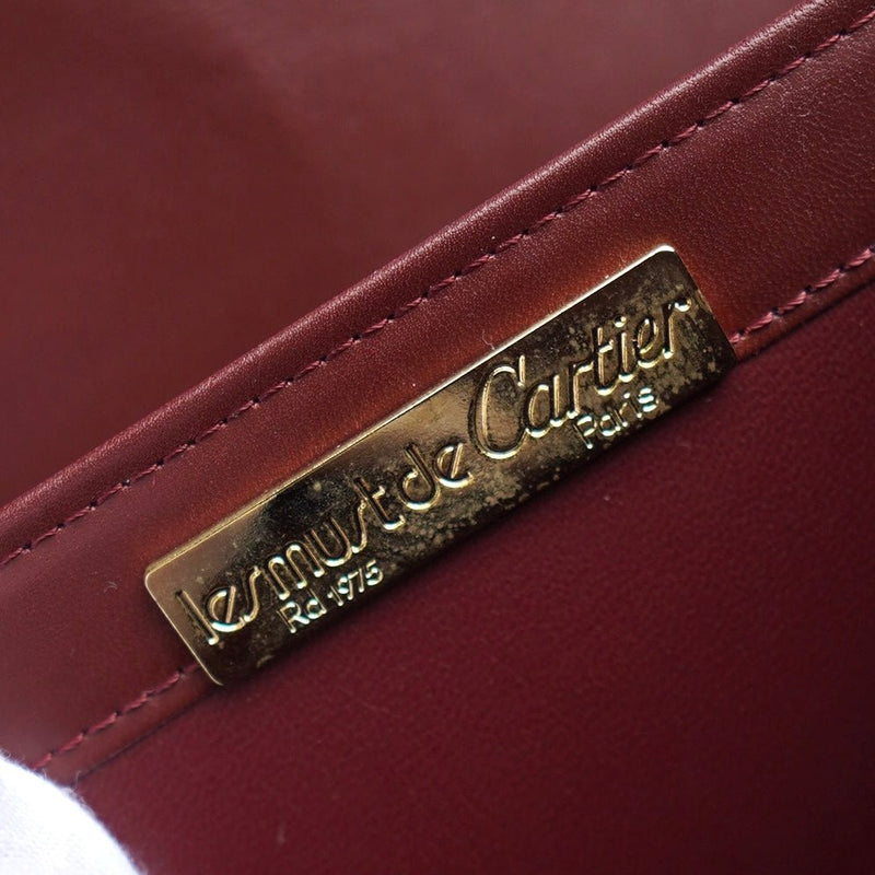 mast de Cartier Leather Shoulder Bag - NEWSED