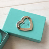 "MERNARD" Heart Silver Broach - NEWSED
