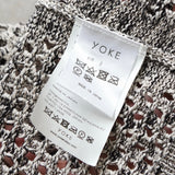 ヨーク MESHED KNIT CREWNECK メッシュ ニット グレージュ - NEWSED