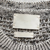 ヨーク MESHED KNIT CREWNECK メッシュ ニット グレージュ
