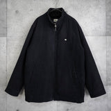 Metal Logo Badge Corduroy Jacket - NEWSED
