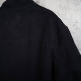 Metal Logo Badge Corduroy Jacket - NEWSED