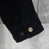 Metal Logo Badge Corduroy Jacket - NEWSED