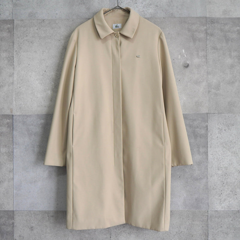 Metal Logo Patch Nylon Soutien Collar Coat - NEWSED