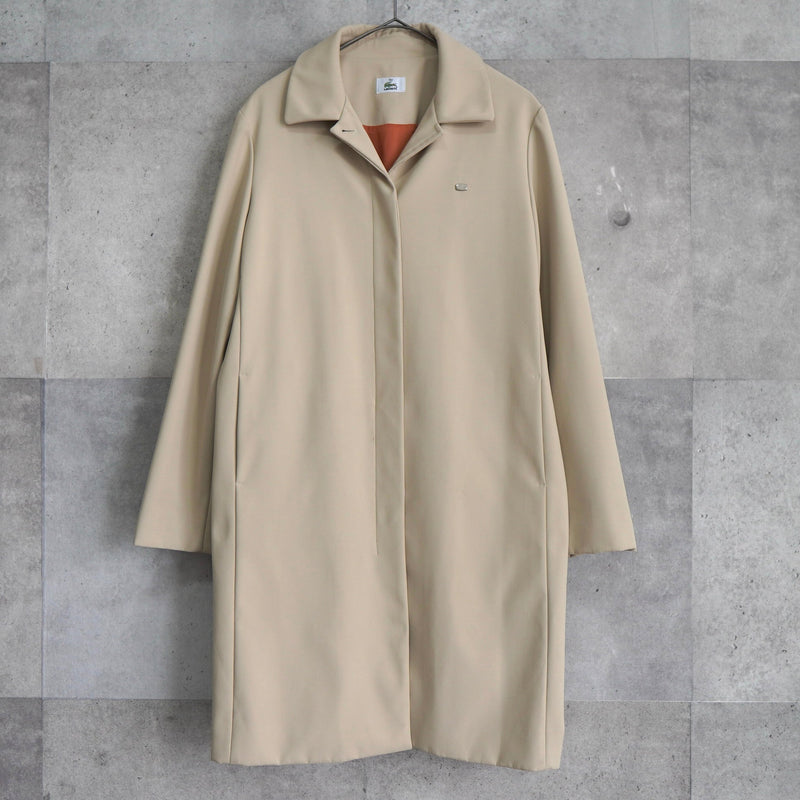 Metal Logo Patch Nylon Soutien Collar Coat - NEWSED
