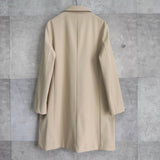 Metal Logo Patch Nylon Soutien Collar Coat - NEWSED
