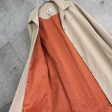 Metal Logo Patch Nylon Soutien Collar Coat - NEWSED