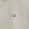 Metal Logo Patch Nylon Soutien Collar Coat