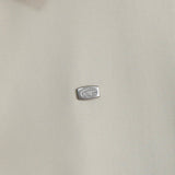 Metal Logo Patch Nylon Soutien Collar Coat - NEWSED