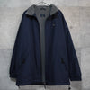 Metal Logo Patch Padded Shell Jacket