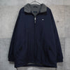 Metal Logo Patch Padded Shell Jacket