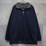 Metal Logo Patch Padded Shell Jacket - NEWSED