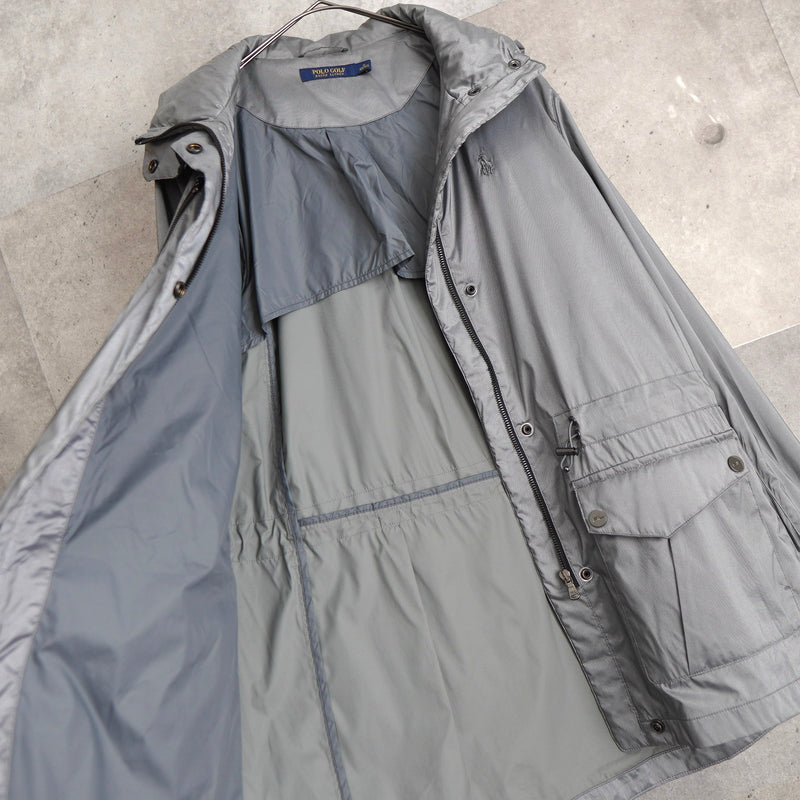 Metallic Silver Hooded Nylon Jacket - NEWSED