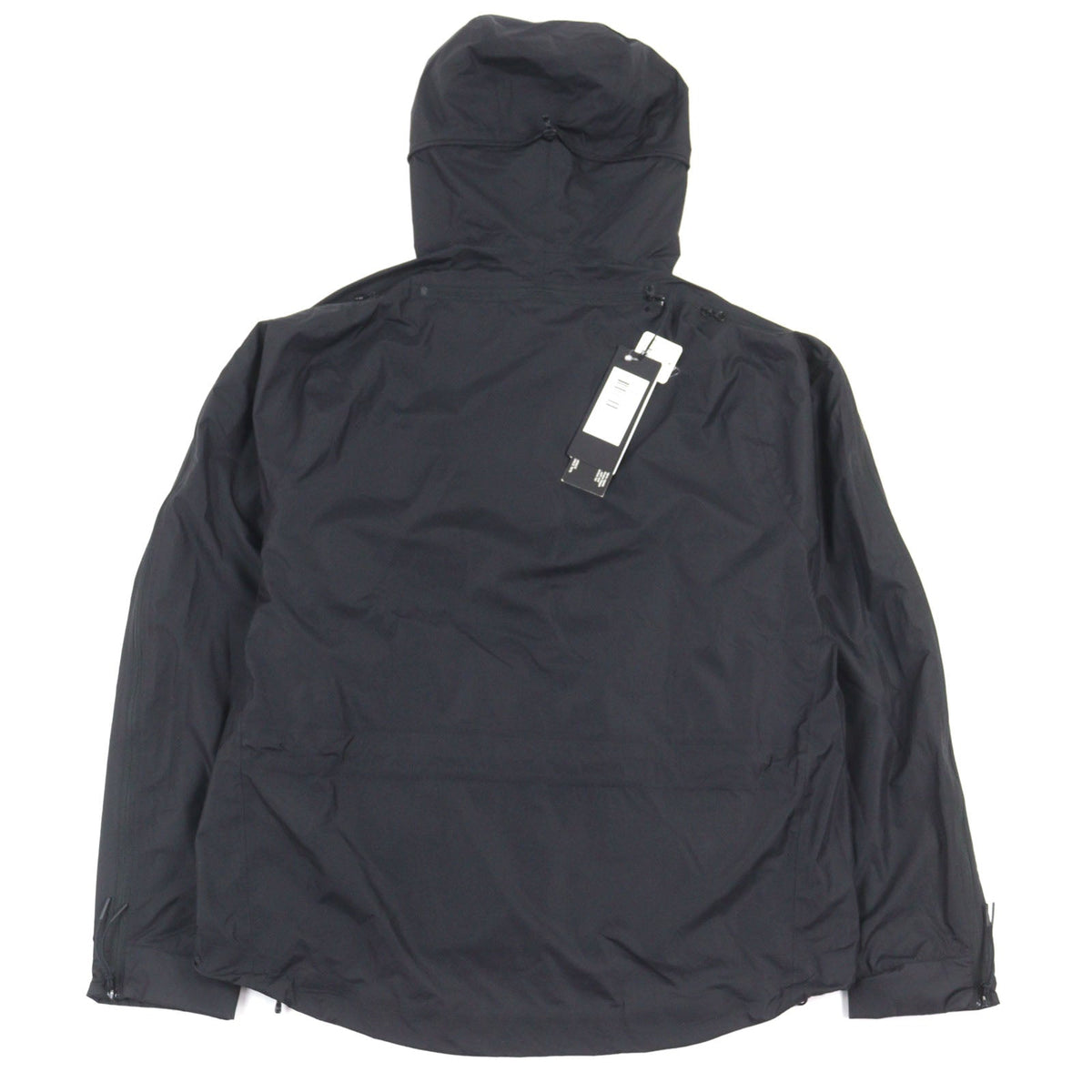 シーピーカンパニー Metropolis Series Pertex Hooded Bloom Jacket ロゴバッジ付き Petrex使用 フーデッド ダブルジップ ジャケット ブラック 52 メンズ - NEWSED