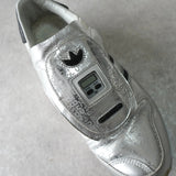 アディダス MICRO PACER ローカット スニーカー シルバー - NEWSED