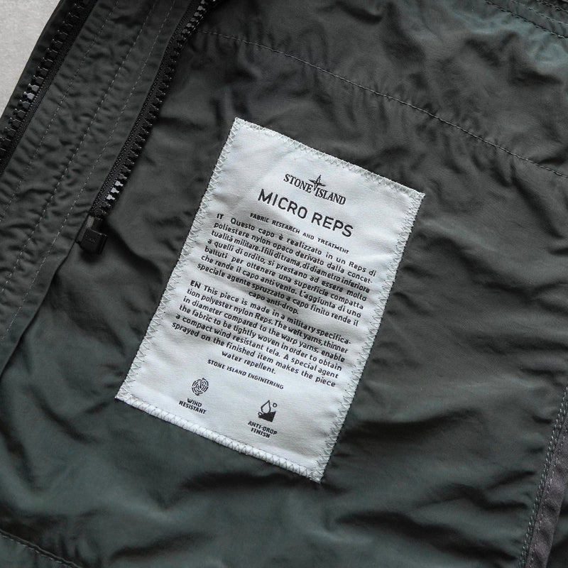 ストーン アイランド Micro Reps マイクロプレス モッズコート ダークグリーン - NEWSED
