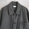 Middle Length Jagged Wool Coat