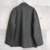 Middle Length Jagged Wool Coat