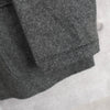 Middle Length Jagged Wool Coat