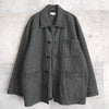 Middle Length Jagged Wool Coat