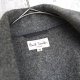 Middle Length Jagged Wool Coat - NEWSED
