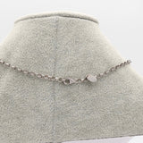 MINI BAS RELIEF ヴィヴィアン ウエストウッド オーブロゴ ラインストーン ネックレス シルバー - NEWSED