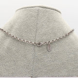 MINI BAS RELIEF ヴィヴィアン ウエストウッド オーブロゴ ラインストーン ネックレス シルバー - NEWSED
