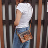 Louis Vuitton Monogram Reverse Dauphine 迷你单肩包，内置 IC 芯片，棕色