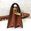 Louis Vuitton Monogram Reverse Dauphine 迷你单肩包，内置 IC 芯片，棕色