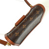 Louis Vuitton Monogram Reverse Dauphine 迷你单肩包，内置 IC 芯片，棕色