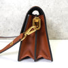 Louis Vuitton Monogram Reverse Dauphine 迷你单肩包，内置 IC 芯片，棕色