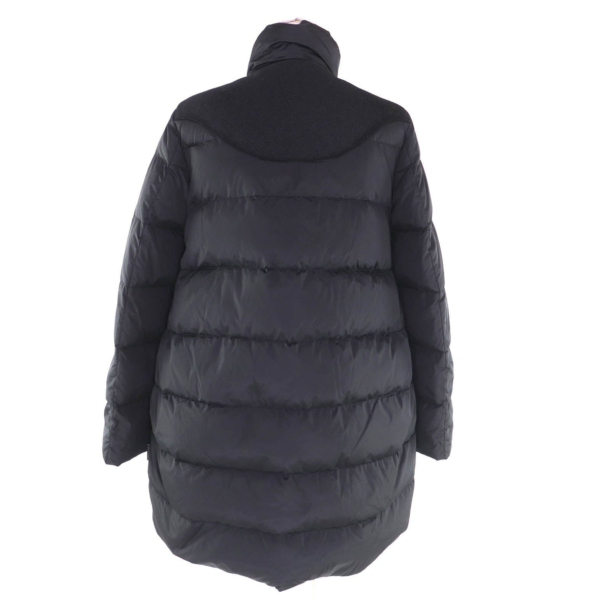 モンクレール ミハラヤスヒロ MIZUHIKI 切替デザイン ZIP UP ダウンコート ブラック 54847 レディース - NEWSED