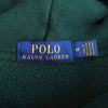 Polo Ralph Lauren hoodie with college logo patch, green, M-L size