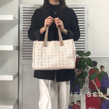 シャネル ニュートラベルラインMM トートバッグ ピンク - NEWSED