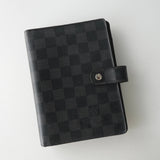 ルイ ヴィトン ダミエ・グラフィット アジェンダMM 手帳カバー ブラック - NEWSED