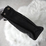 エルメス フールトゥMM キャンバス ハンドバッグ ブラック / グレー - NEWSED