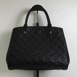 ルイ ヴィトン モノグラム モンテーニュMM ノワール 2way ハンドバッグ ショルダーバッグ M41048 - NEWSED