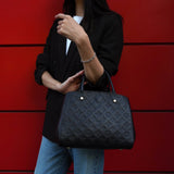 ルイ ヴィトン モノグラム モンテーニュMM ノワール 2way ハンドバッグ ショルダーバッグ M41048 - NEWSED